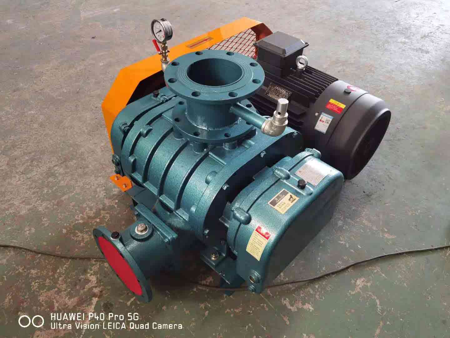 羅茨風(fēng)機(jī) 發(fā)貨山西羅茨風(fēng)機(jī)XQSSR1005.5KW 2臺(圖1)